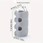 Wall Mount Silicone Suction Cup Shower Arm Holder