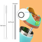 Stainless Steel Straws (Pack of 5)