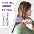 Silicone Detangling Hair Brush