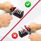 3-Stage Ceramic Heavy Duty Knife Sharpener