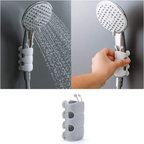 Wall Mount Silicone Suction Cup Shower Arm Holder