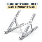 Foldable Laptop & Tablet Holder Stand- Laptop Stand