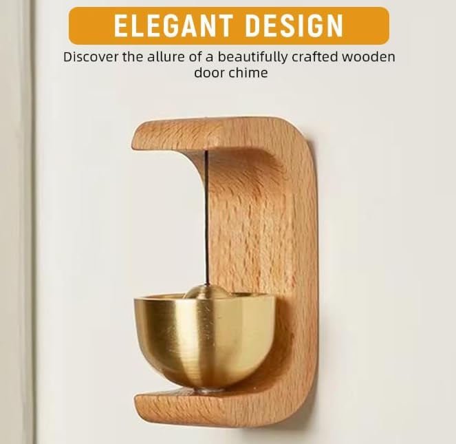 Magnetic Wooden Door Bell