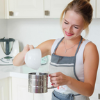 Hand Press Flour Sifter - Soft Rotis & Smooth Dough