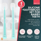 Silicone baby toothbrush