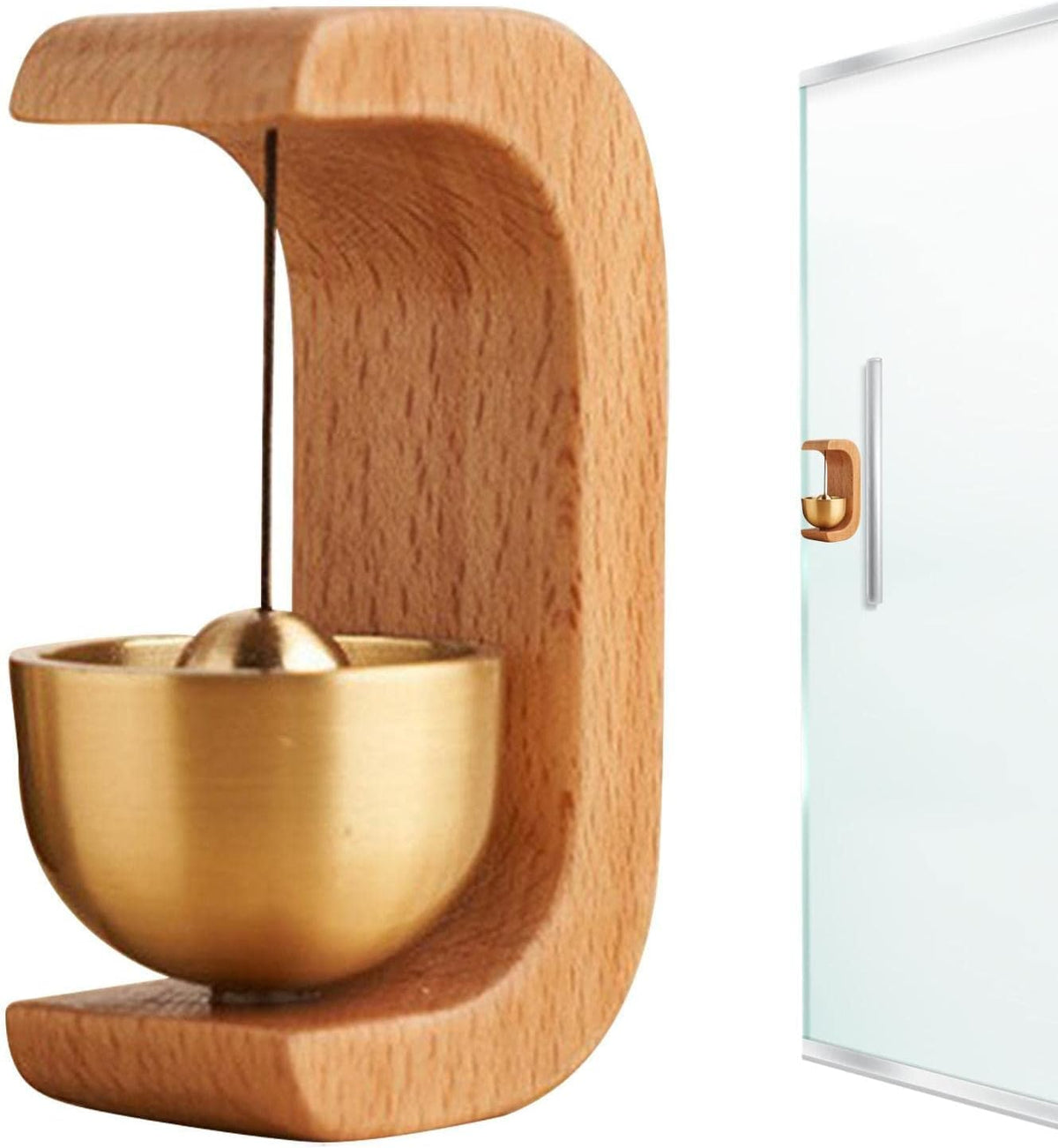 Magnetic Wooden Door Bell
