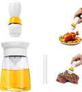 Glass Olive Oil Dispenser With Brush