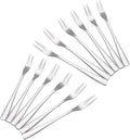 Premium Stainless Steel Dessert & Fruit Fork Set (Pack of 12)