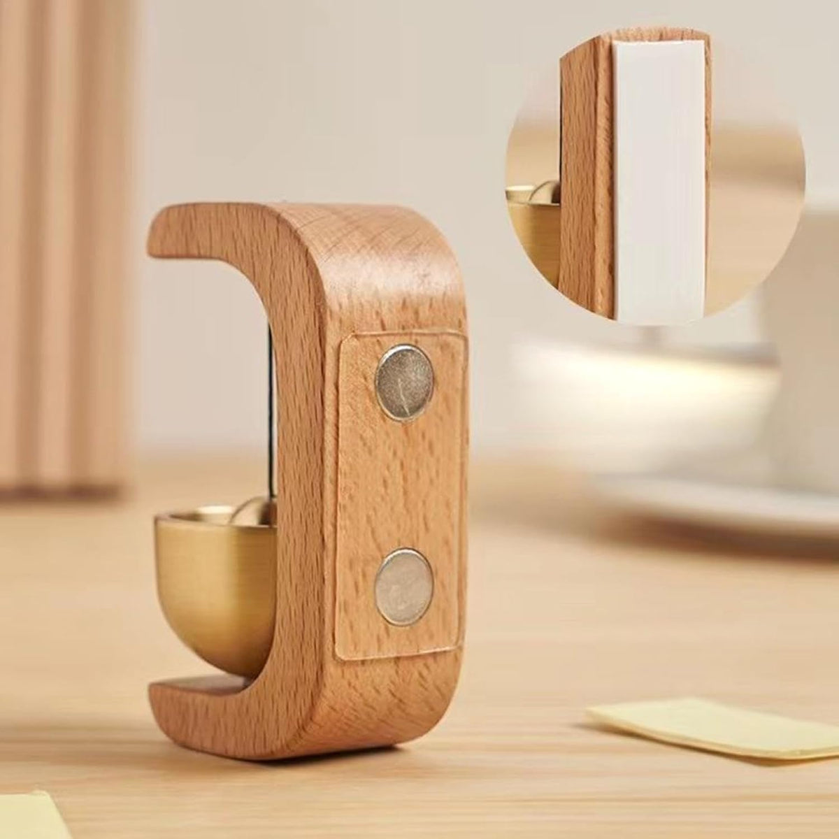 Magnetic Wooden Door Bell