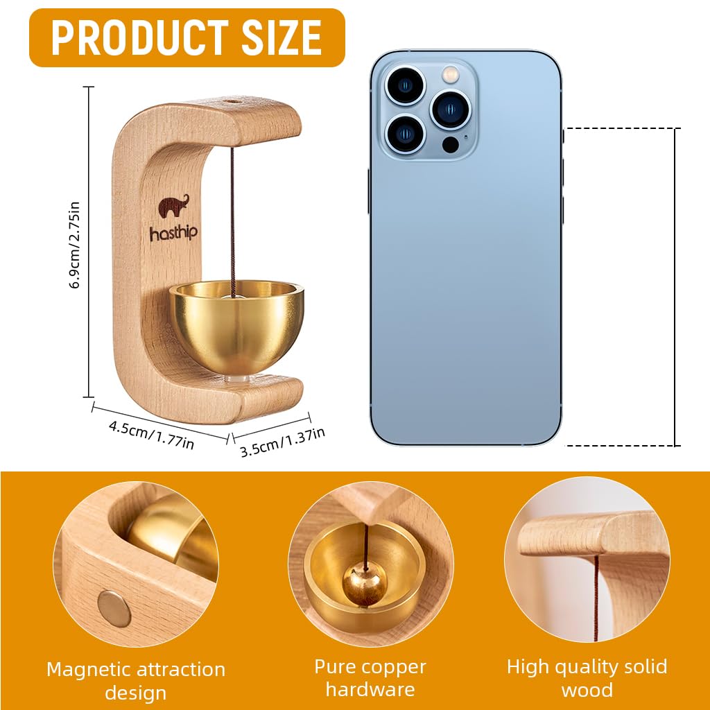 Magnetic Wooden Door Bell