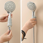 Wall Mount Silicone Suction Cup Shower Arm Holder