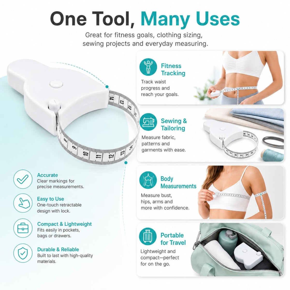 Telescopic Self Measurement Tape