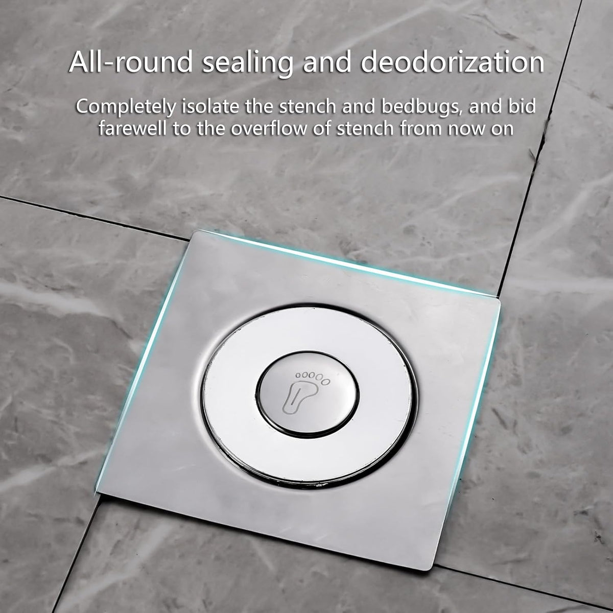 Stainless Steel Anti-Clogging Floor Drain Cover