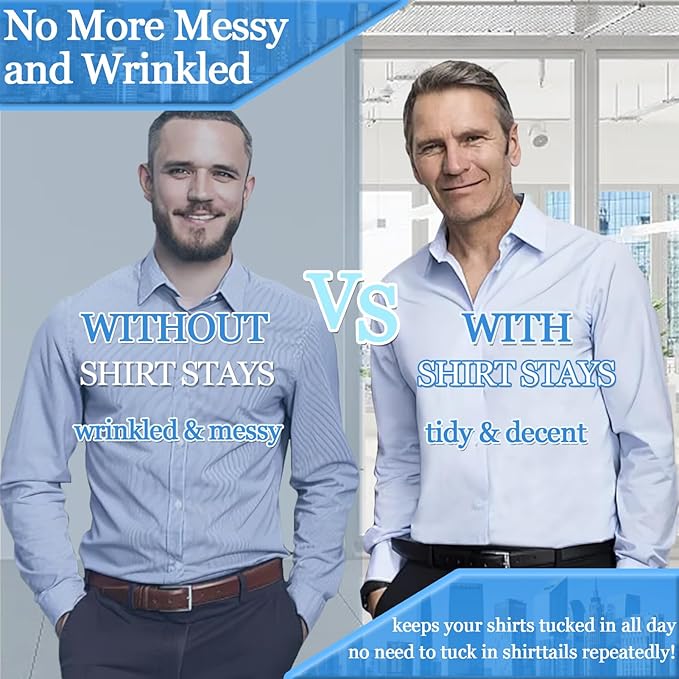 Men's Shirt Stays (Pair)