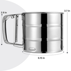 Hand Press Flour Sifter - Soft Rotis & Smooth Dough
