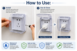 Waterproof Wall Socket Cover