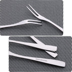Premium Stainless Steel Dessert & Fruit Fork Set (Pack of 12)