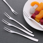 Premium Stainless Steel Dessert & Fruit Fork Set (Pack of 12)