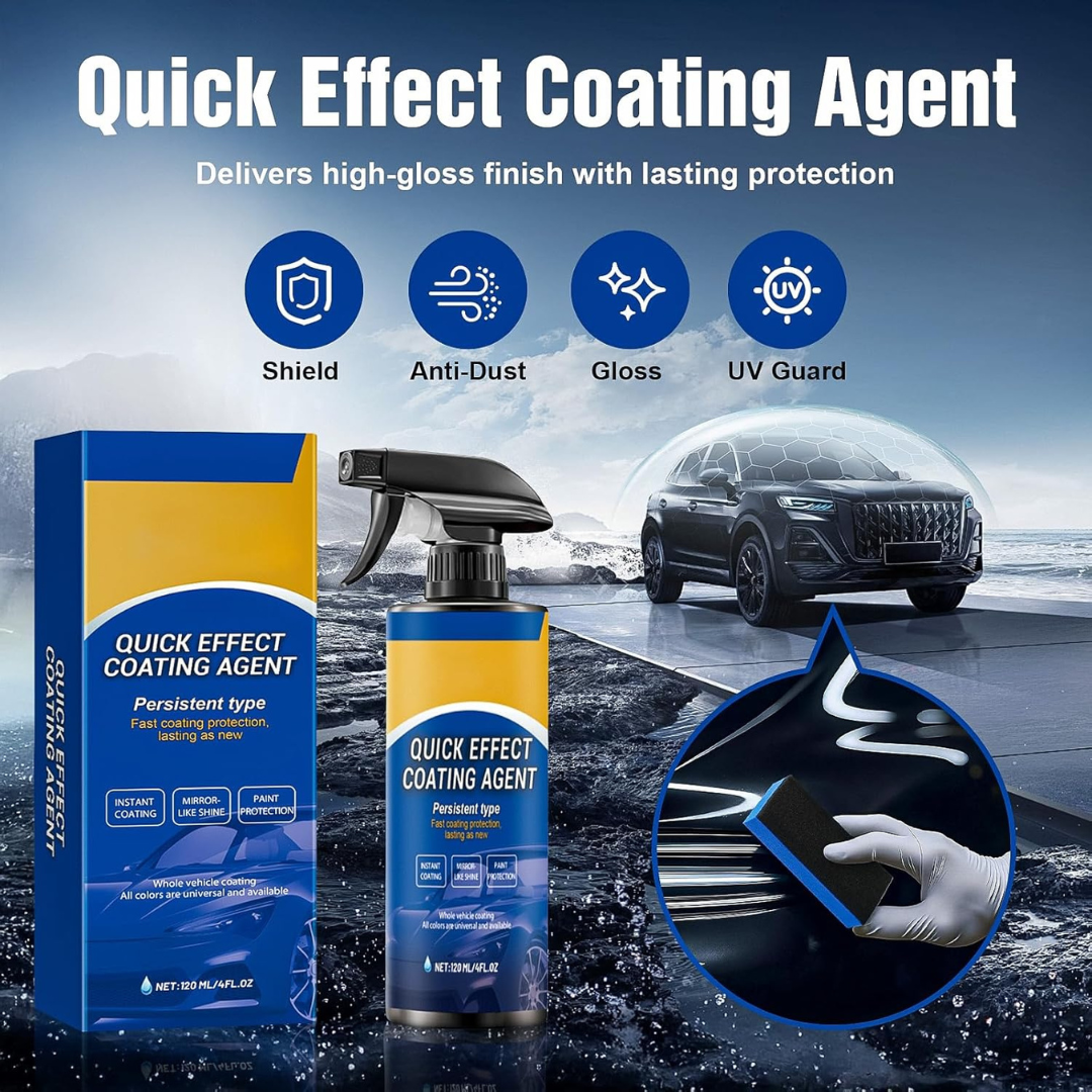 High-Protection Ceramic Coating Spray – Hydrophobic