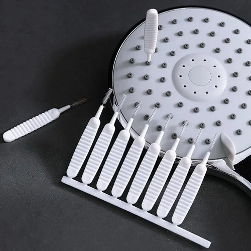 10PCS Mini Shower Head Cleaning Brush Set