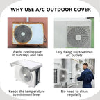 Outdoor AC Cover with Adjustable Straps