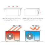 Outdoor AC Cover with Adjustable Straps
