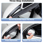 2-in-1 Car Rearview Mirror Accessory