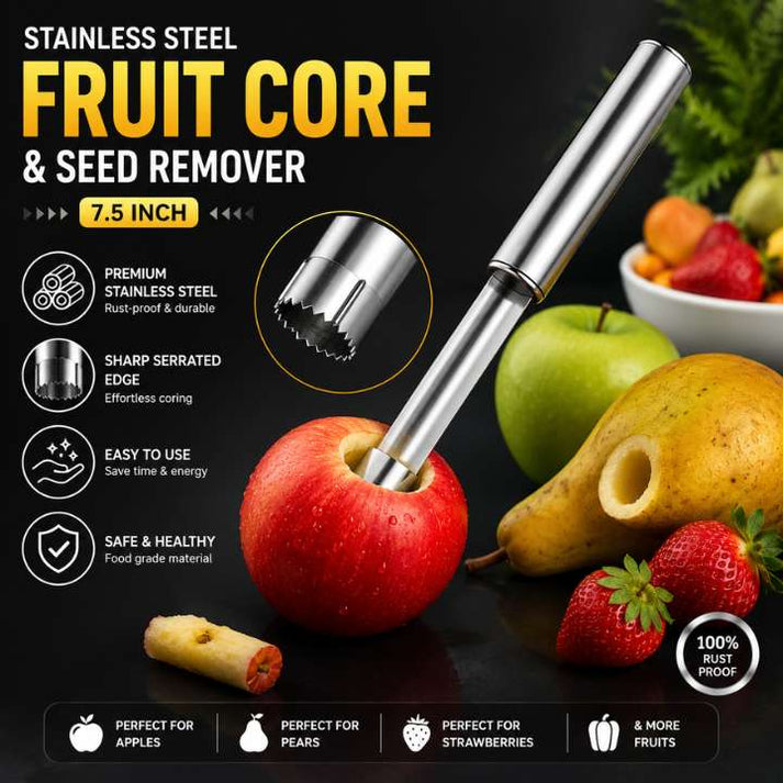 Stainless Steel Fruit & Vegetable Corer