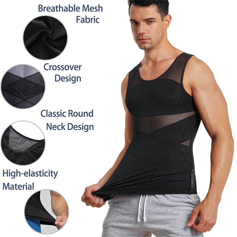 Men's Compression Shapewear Tank Top