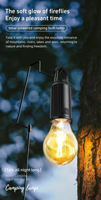 Solar LED Hanging Bulb Light